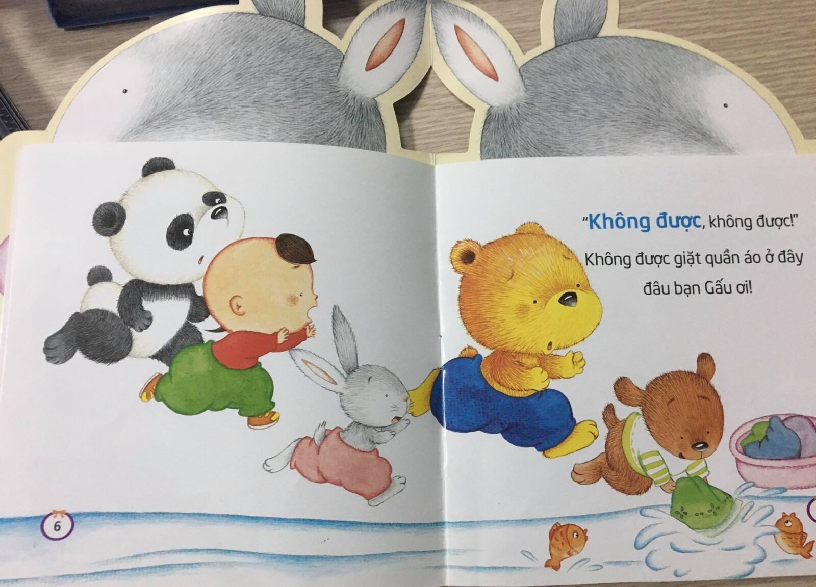 Cung cấp từ "không được" qua hoạt động đọc sách !